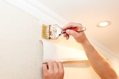 Pose de papier peint à Servoz — revêtements muraux et toiles de verre